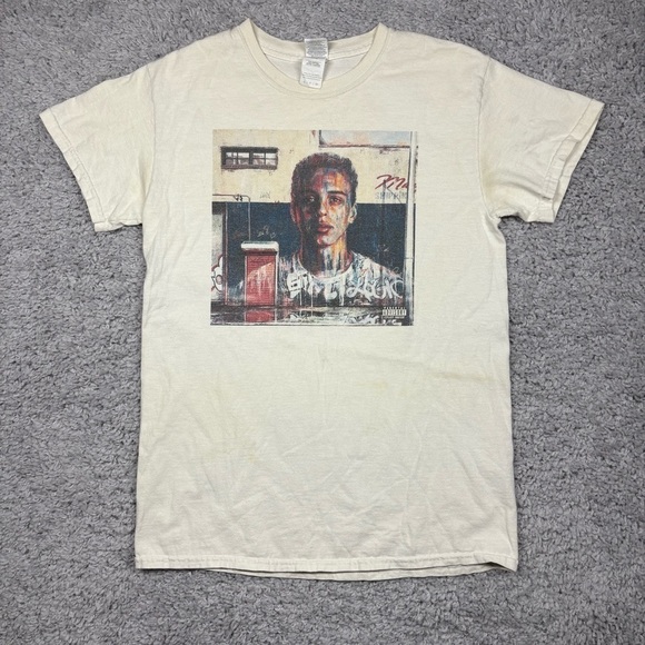 Logic Shirt Womens Small Under Pressure Crewneck Album Cover Rap Tee Streetwear - Picture 1 of 7